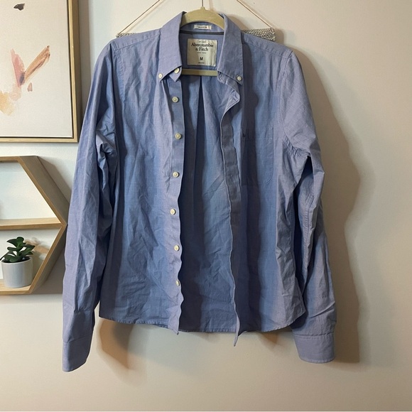 Abercrombie & Fitch Men’s Button Down Shirt Medium - Picture 1 of 5